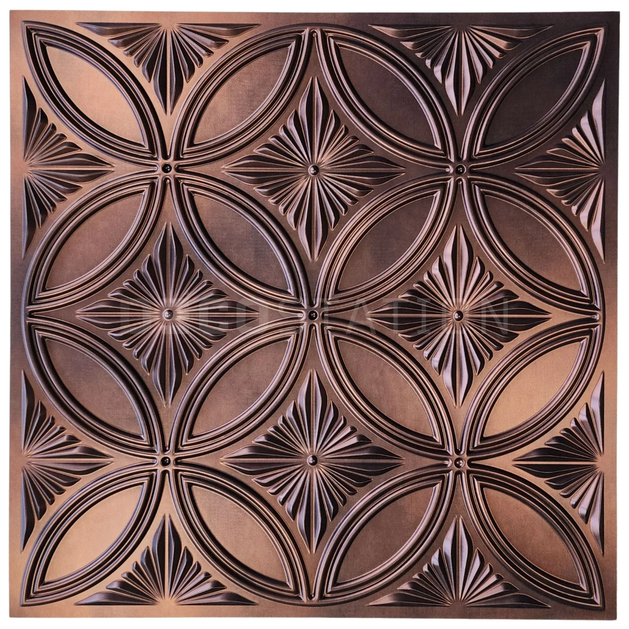 3D Wall Panel – Royal Copper Bloom