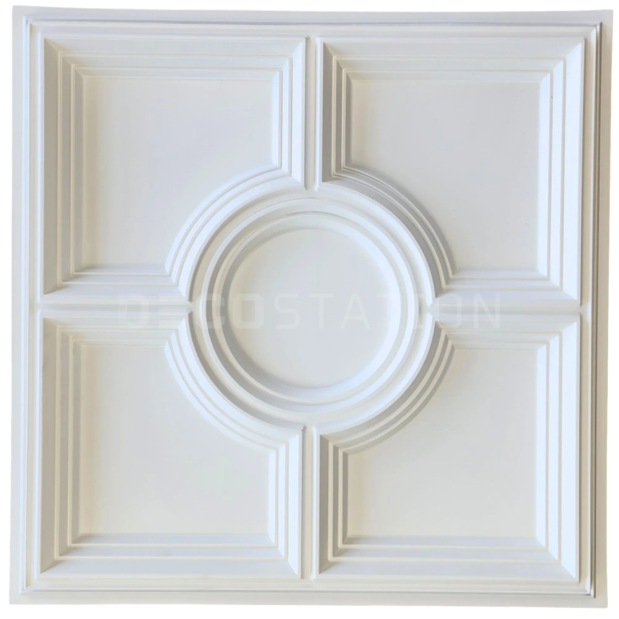 3D Wall Panel – Circle Frame White