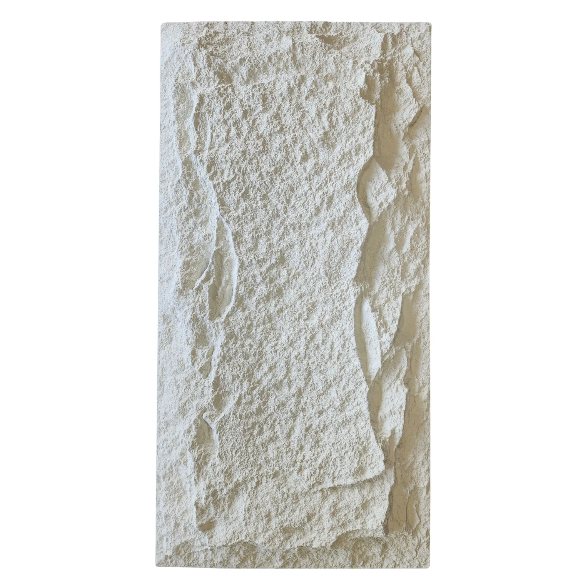 PU Faux Stone Panel – Ivory Cream