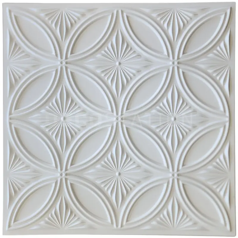 3D Wall Panel – Crystal Bloom White