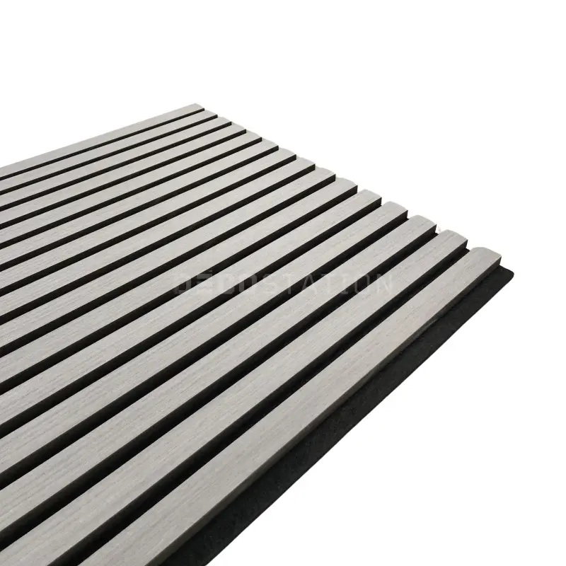 Glacier Grey EchoSlat™ GREY OAK Acoustic Wall Panel