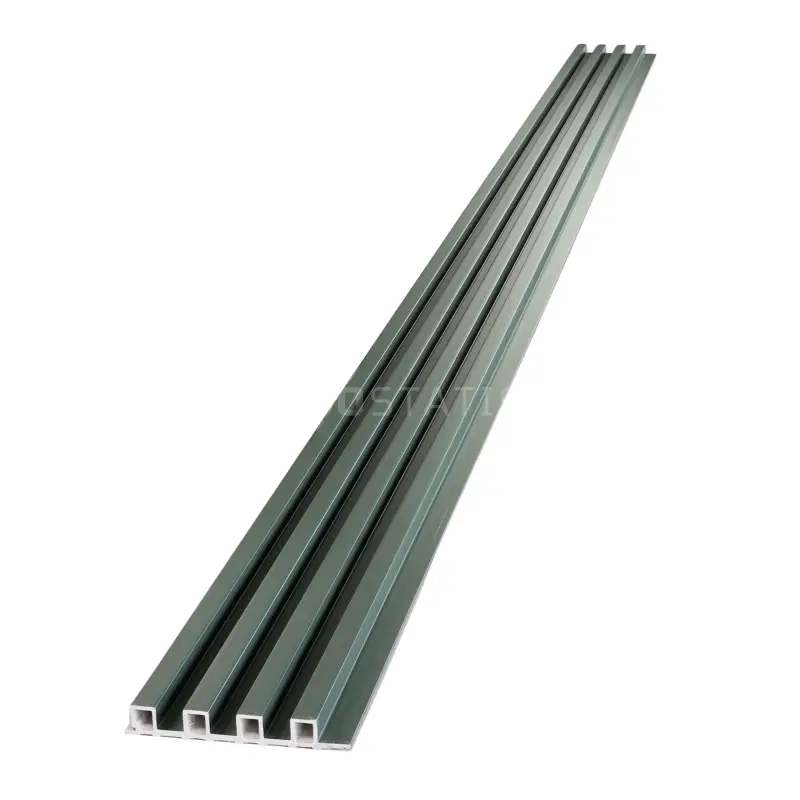 Matte Olive Green WPC Fluted Panel